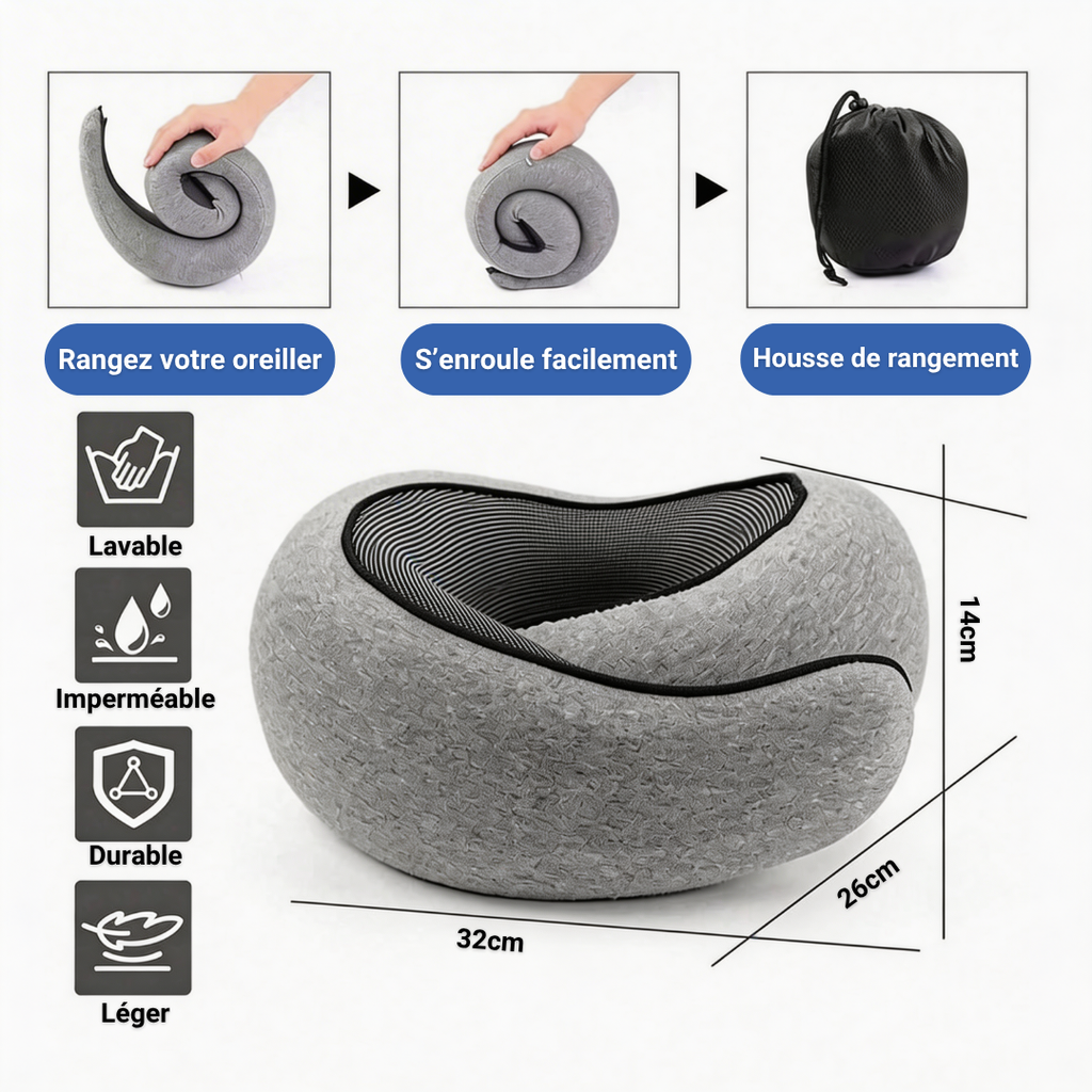 Oreiller de voyage modulable